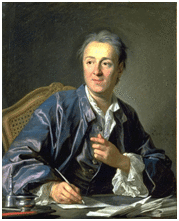 Louis-Michel van Loo, Porträt von Denis Diderot, 1767, Louvre, Paris
