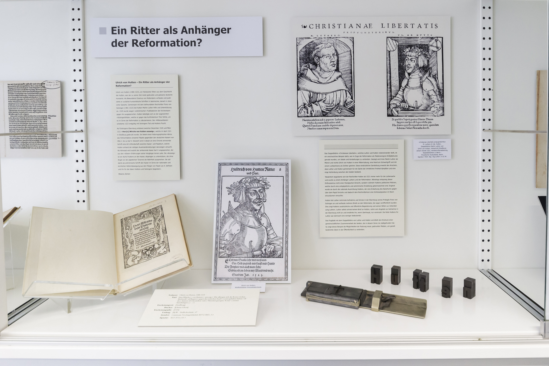 Ulrich von Hutten – Ein Reichsritter als Anhänger der Reformation? (Foto: Universitätsbibliothek Osnabrück, B. Mönkediek).